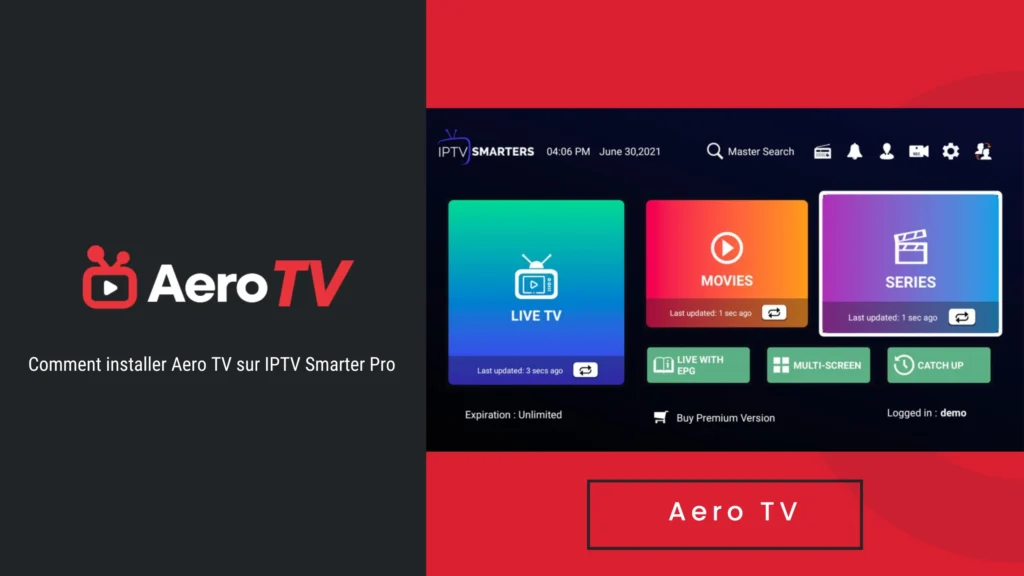 Comment installer Aero TV sur IPTV Smarter Pro